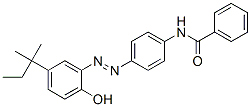 CAS#: 71701-24-1, N-[4-[[2-Hydroxy-5-(Tert-Pentyl)Phenyl]Azo]Phenyl]Benzamide