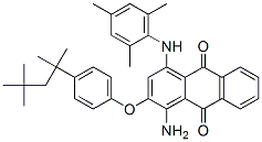 CAS#: 71701-33-2, 1-Amino-2-[4-(1,1,3,3-Tetramethylbutyl)Phenoxy]-4-[(2,4,6-Trimethylphenyl)Amino]Anthraquinone