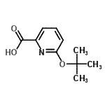 CAS 登录号：717105-06-1， 6-[(2-甲基-2-丙基)氧基]-2-吡啶羧酸