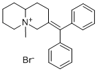 CAS#: 71731-56-1, trans-3-(Diphenylmethylene)octahydro-5-methyl-2H-quinolizinium bromide