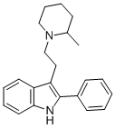 CAS 登录号：71765-63-4， 3-(2-(2-甲基-1-哌啶基)乙基)-2-苯基-1H-吲哚
