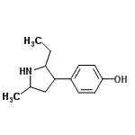 CAS#: 717816-69-8, 4-(2-Ethyl-5-methyl-3-pyrrolidinyl)phenol
