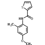 CAS#: 717868-83-2, N-(4-Methoxy-2-methylphenyl)-2-thiophenecarboxamide