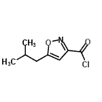 CAS#: 717871-85-7, 5-Isobutyl-1,2-oxazole-3-carbonyl chloride