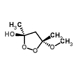 CAS#: 717888-68-1, (3R,5R)-5-Methoxy-3,5-dimethyl-1,2-dioxolan-3-ol