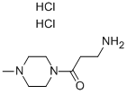 CAS 登录号：717904-35-3， 3-氨基-1-(4-甲基-哌嗪-1-基)-1-丙酮二盐酸盐