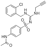 CAS#: 71795-25-0, N-(4-((((((2-Chlorophenyl)Methyl)Amino)(2-Propynylamino)Methylene)Amino)Sulfonyl)Phenyl)-Acetamide