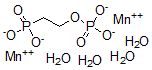 CAS 登录号：71799-97-8， (2-(膦酰氧基)乙基)-膦酸锰(2+)盐(1:2)四水合物