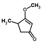 CAS#: 7180-61-2, 3-Methoxy-4-methyl-2-cyclopenten-1-one