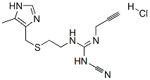 CAS#: 71807-56-2, N-Cyano-N'-[2-[[(5-Methyl-1H-Imidazol-4-Yl)Methyl]Thio]Ethyl]-N''-2-Propynylguanidine Hydrochloride