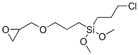 CAS 登录号：71808-64-5， 3-氯丙基-二甲氧基-[3-(2-环氧乙烷基甲氧基)丙基]硅烷
