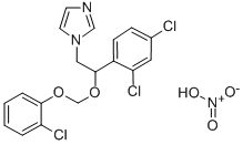 CAS#: 71820-99-0, 1-(2-((2-Chlorophenoxy)Methoxy)-2-(2,4-Dichlorophenyl)Ethyl)-1H-Imidazole Mononitrate