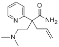 CAS#: 71824-57-2, alpha-Allyl-alpha-(2-(Dimethylamino)Ethyl)-2-Pyridineacetamide