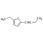 CAS#: 71860-16-7, 2-(1-Butyn-1-yl)-5-ethylfuran