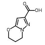 CAS#: 718621-99-9, 6,7-Dihydro-5H-pyrazolo[5,1-b][1,3]oxazine-2-carboxylic acid