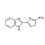 CAS#: 7187-47-5, 4-(1H-Benzimidazol-2-yl)-1,3-thiazol-2-amine