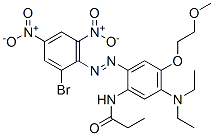 CAS#: 71889-11-7, N-[2-[(2-Bromo-4,6-Dinitrophenyl)Azo]-5-(Diethylamino)-4-(2-Methoxyethoxy)Phenyl]Propanamide