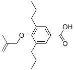 CAS 登录号：7192-41-8， 4-(2-甲基丙-2-烯氧基)-3,5-二丙基-苯甲酸