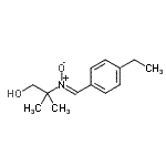 CAS#: 719304-01-5, 2-[(Z)-(4-Ethylbenzylidene)(oxido)-lambda<sup>5</sup>-azanyl]-2-methyl-1-propanol