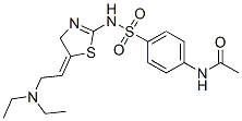 CAS#: 71933-33-0, N-[4-[[(5E)-5-(2-Diethylaminoethylidene)-4H-1,3-Thiazol-2-Yl]Sulfamoyl ]Phenyl]Acetamide