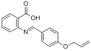 CAS 登录号:71937-01-4, 2-(((4-(2-丙烯基氧基)苯基)亚甲基)氨基)-苯甲酸