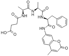 CAS#: 71973-79-0, N-(3-Carboxy-1-Oxopropyl)-L-Alanyl-L-Alanyl-N-(4-Methyl-2-Oxo-2H-1-Benzopyran-7-Yl)-L-Phenylalaninamide