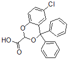 CAS#: 71980-71-7, 4-Chloro-7,7-Diphenyl-8,10-Dioxabicyclo[4.4.0]Deca-2,4,11-Triene-9-Carboxylic Acid
