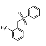 CAS#: 71996-48-0, 1-Methyl-2-[(phenylsulfonyl)methyl]benzene