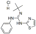 CAS 登录号：72041-71-5， 2-叔丁基-1-苯基-3-(1,3-噻唑-2-基)胍盐酸盐