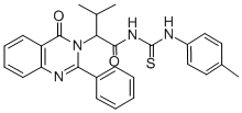 CAS#: 72045-75-1, 3-Methyl-N-[(4-Methylphenyl)Carbamothioyl]-2-(4-Oxo-2-Phenylquinazolin-3-Yl)Butanamide