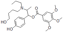 CAS#: 72050-81-8, [2-(4-Hydroxybutyl-Propylamino)-1-(4-Hydroxyphenyl)Propyl] 3,4,5-Trimethoxybenzoate