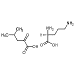 CAS#: 72087-37-7, 4-Methyl-2-oxopentanoic acid - L-ornithine (1:1)