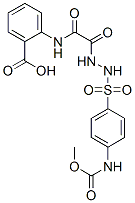 CAS#: 72117-59-0, 2-[[2-[2-[4-(Methoxycarbonylamino)Phenyl]Sulfonylhydrazinyl]-2-Oxoacetyl]Amino]Benzoic Acid