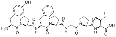 CAS 登录号：72122-62-4， L-酪氨酰-L-脯氨酰-L-苯丙氨酰-L-脯氨酰甘氨酰-L-脯氨酰-L-异亮氨酸