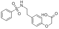 CAS#: 72131-33-0, 2-[4-[2-(Phenylsulfonylamino)Ethyl]Phenoxy]Acetic Acid