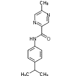 CAS 登录号：721426-27-3， N-(4-异丙基苯基)-5-甲基-2-吡嗪甲酰胺