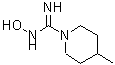 CAS#: 721450-19-7, N-Hydroxy-4-methyl-1-piperidinecarboximidamide