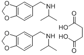 CAS 登录号：72156-42-4， N-(1,3-苯并二氧戊环-5-基甲基)丙-2-胺;N-(1,3-苯并二氧戊环-5-基甲基)丙-2-胺;丁二酸