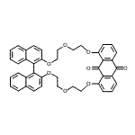 CAS#: 721924-26-1, 6,9,12,33,36,39-Hexaoxaoctacyclo[42.3.1.0<sup>5,47</sup>.0<sup>13,22</sup>.0<sup>16,21</sup>.0<sup>23,32</sup>.0<sup>24,29</sup>.0<sup>40,45</sup>]octatetraconta-1(47),2,4,13(22),14,16,18,20,23,25,27,29,31,40,42,44-hexadecaene-46,48-dione