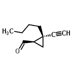 CAS#: 72206-29-2, (1R,2R)-2-Butyl-2-ethynylcyclopropanecarbaldehyde