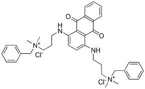 CAS#: 72214-26-7, [(9,10-Dihydro-9,10-Dioxo-1,4-Anthrylene)Bis(Iminopropane-1,3-Diyl)]Bis[Benzyldimethylammonium] Dichloride