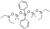 CAS#: 72236-42-1, N,N'-[(1,1,5,5-Tetramethyl-3,3-Diphenyl-1,5-Pentanetrisiloxanediyl)Bis(Oxy)]Bis[N-Ethylethanamine]