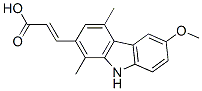 CAS 登录号：72237-86-6， 3-(6-甲氧基-1,4-二甲基-9H-咔唑-2-基)丙烯酸
