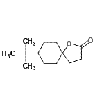 CAS 登录号：72258-83-4， 8-(2-甲基-2-丙基)-1-氧杂螺[4.5]癸烷-2-酮