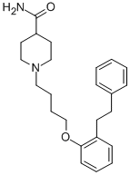 CAS 登录号：72278-97-8， 1-[4-[2-(2-苯基乙基)苯氧基]丁基]哌啶-4-甲酰胺