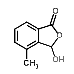 CAS 登录号：72288-75-6， 3-羟基-4-甲基-2-苯并呋喃-1(3H)-酮