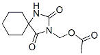 CAS 登录号：723-11-5， 3-(乙酰氧基甲基)-1,3-二氮杂螺[4.5]癸烷-2,4-二酮