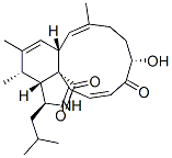 CAS 登录号：72363-47-4， (3S,3aR,4S,6aS,7E,11S,13E,15aS)-2,3,3a,4,6a,9,10,11-八氢-11-羟基-4,5,8-三甲基-3-(2-甲基丙基)-1H-环十一碳(d)异吲哚-1,12,15-三酮