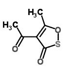CAS#: 72409-69-9, 4-Acetyl-5-methyl-3H-1,2-oxathiol-3-one