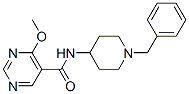 CAS 登录号：72412-47-6， 4-甲氧基-N-[1-(苯基甲基)哌啶-4-基]嘧啶-5-甲酰胺